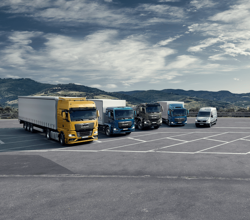 Direct naar online Truck & TGE showroom